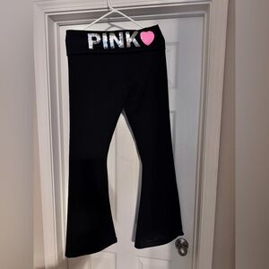 VS Pink fold over leggings